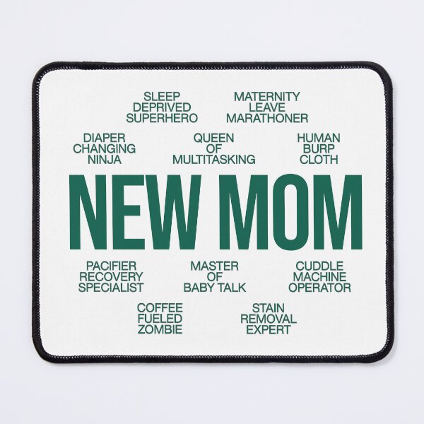 Item preview, Minimalist Typography Type Design - New Mom Mum Mother designed and sold by Rhu Creations.