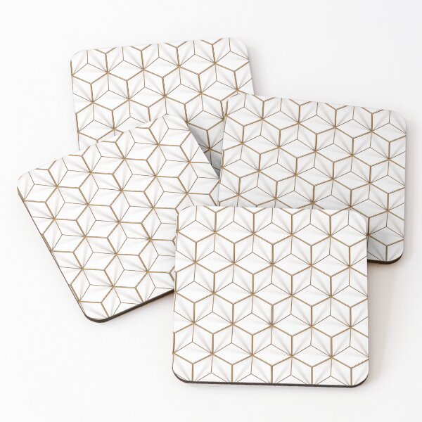 Item preview, 3 D Gold Art Deco Pattern Two designed and sold by Elisabeth Lucas.