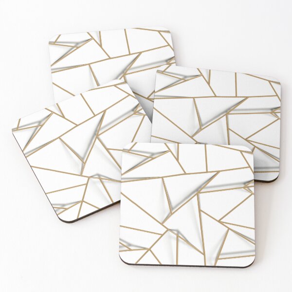 Item preview, 3 D Gold Art Deco Pattern One designed and sold by Elisabeth Lucas.