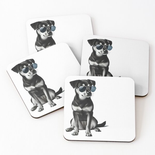Item preview, Cool Dog with Sunglasses designed and sold by KittyKatto.