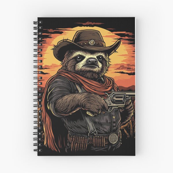 Item preview, Cowboy Sloth Design | Western-Themed Sloth Artwork | Adorable Sloth in Cowboy Hat | Fun and Playful Illustration designed and sold by StickerHavenn.