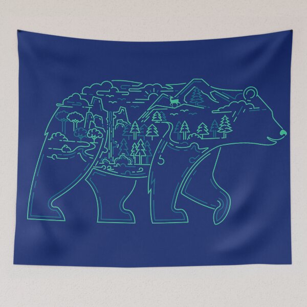 Item preview, world wildlife day campaign grizzly bear rainforest element designed and sold by NiamLab.