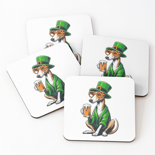 Item preview, Whippet Dog St Patrick's Day designed and sold by doodIllustrate.