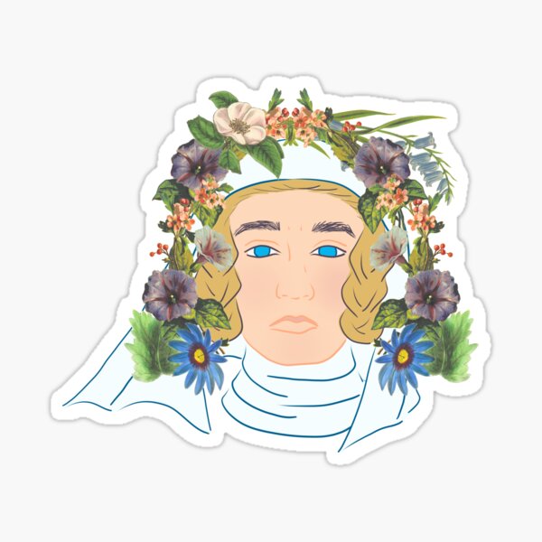 The Laundress Andora of Shirefordshire With Flower Crown Sticker
