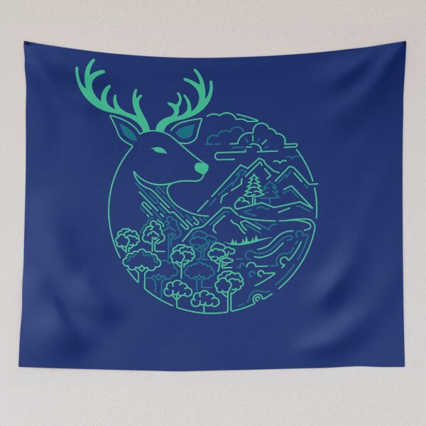 Item preview, world wildlife day campaign deer rainforest element  designed and sold by NiamLab.