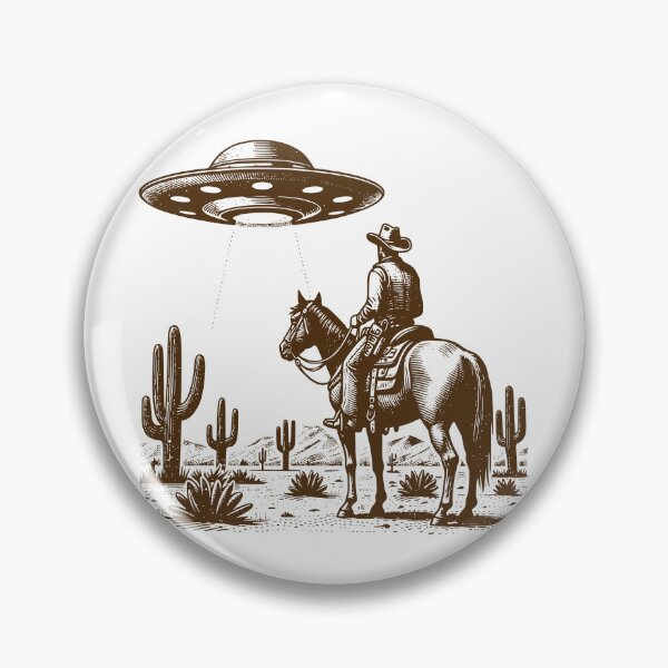 Item preview, UFO Western Cowboy designed and sold by roswellboutique.