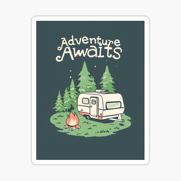 Adventure Awaits Sticker