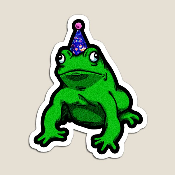 Artikelvorschau, Geburtstagsfrosch entworfen und verkauft von FFgraphix-za.