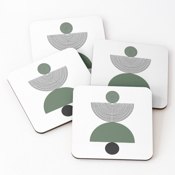 Item preview, Green & Black Modern Boho Art designed and sold by Shelly’s Visuals.