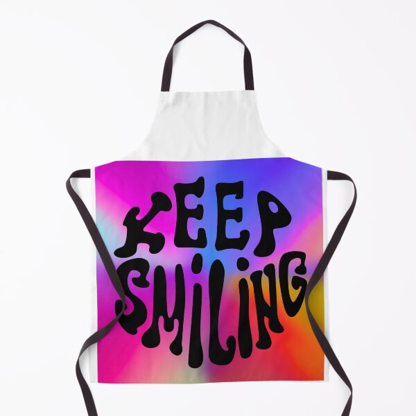 Item preview, Psychedelic Keep Smiling Design – Radiant Rainbow Colors & Positive Energy designed and sold by Fredster1966.