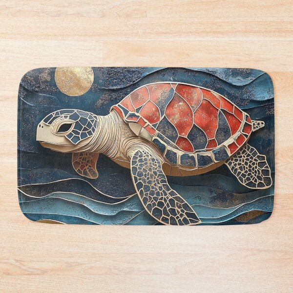 Item preview, 3-dimensional sea turtle print designed and sold by dcrc.