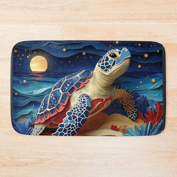 Item preview, 3-dimensional sea turtle print designed and sold by dcrc.