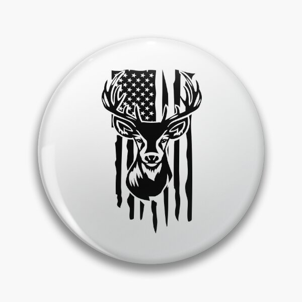 Item preview, Deer Head and American Flag designed and sold by MagnoliaLake.