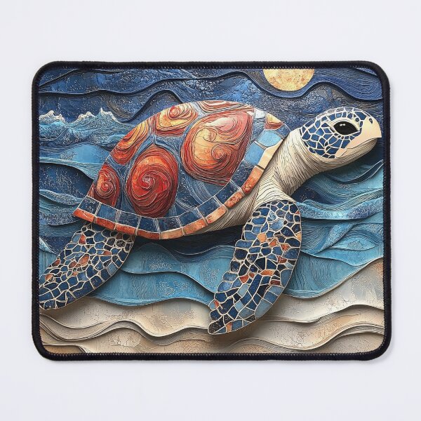 Item preview, 3 dimensional sea turtle print designed and sold by dcrc.