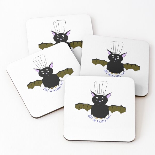 Item preview, Bat in a chefs hat! designed and sold by lilyseifert.