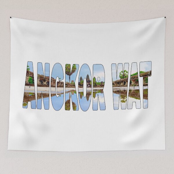 Item preview, ANGKOR WAT - Temple Reflection with Palms designed and sold by Adam Gormley.