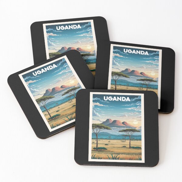 Item preview, Uganda, Travel Art designed and sold by PinkandP.