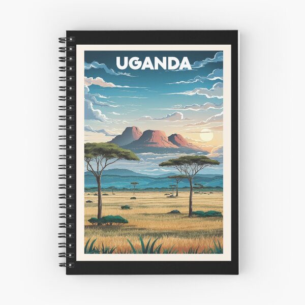 Item preview, Uganda, Travel Art designed and sold by PinkandP.