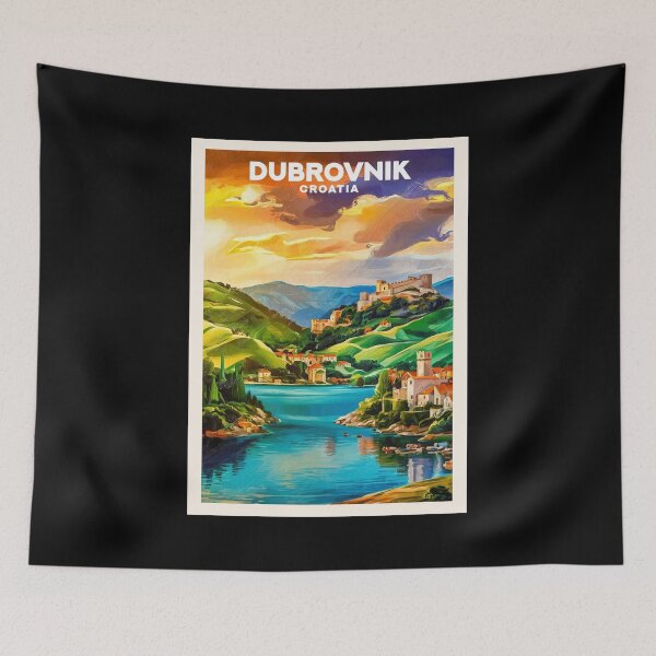 Item preview, Dubrovnik (Croatia), Travel Art designed and sold by PinkandP.