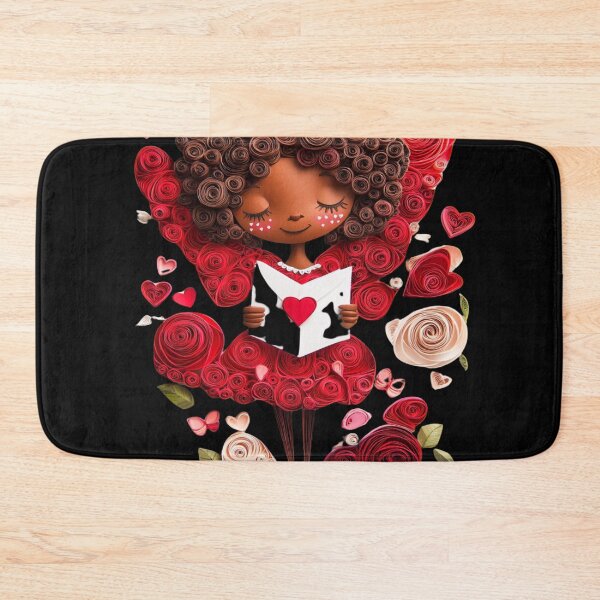 Item preview, African American Cute Cupid Girl designed and sold by PrintsByFrank.