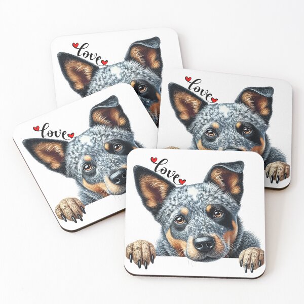 Item preview, Blue Heeler Dog Love designed and sold by MysticalSVK.