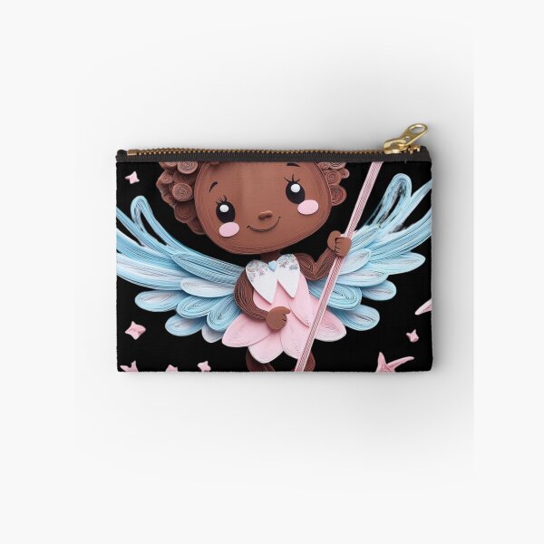 Item preview, African American Cute Cupid Girl designed and sold by PrintsByFrank.