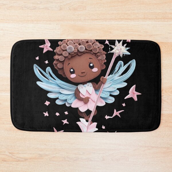 Item preview, African American Cute Cupid Girl designed and sold by PrintsByFrank.