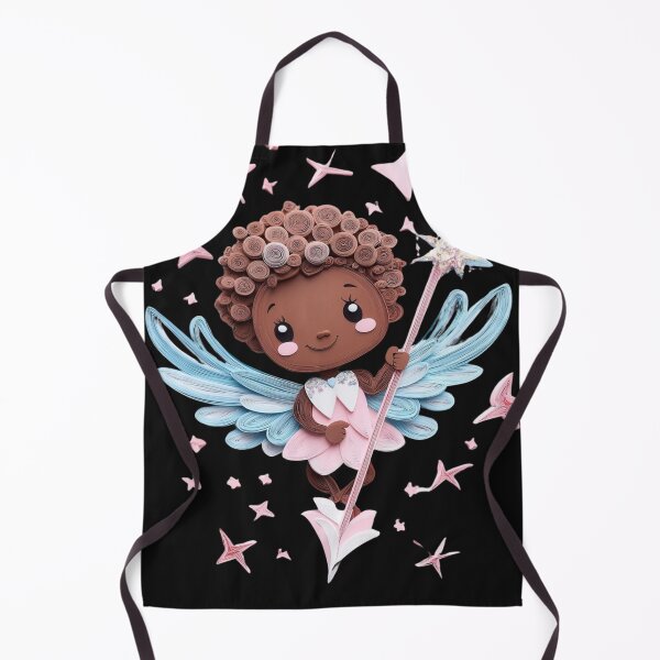 Item preview, African American Cute Cupid Girl designed and sold by PrintsByFrank.