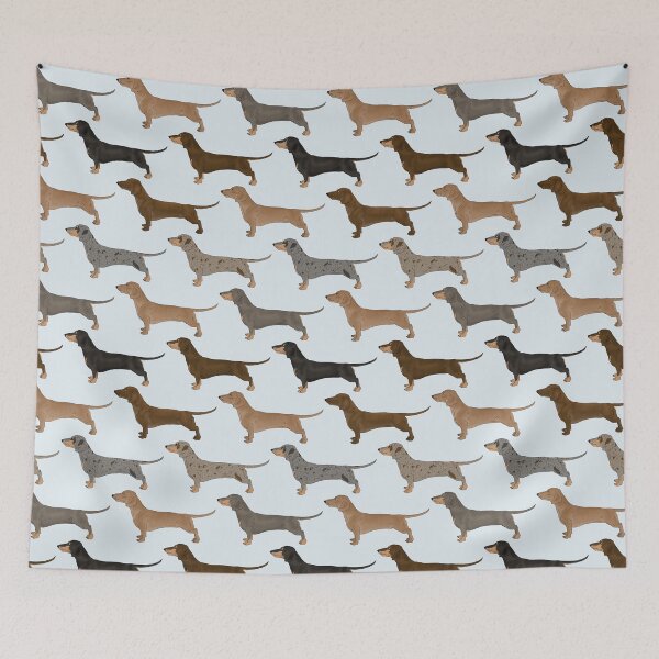 Item preview, Dachshund - repeating designed and sold by Pawsome-Doodles.