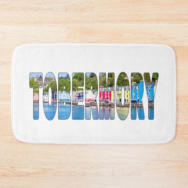 Item preview, TOBERMORY - Isle of Mull Scotland Fishing Port Coloured Houses designed and sold by Adam Gormley.