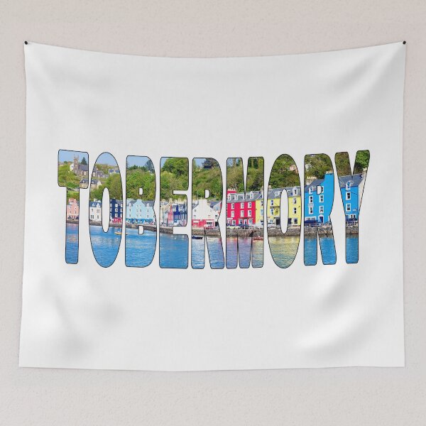 Item preview, TOBERMORY - Isle of Mull Scotland Fishing Port Coloured Houses designed and sold by Adam Gormley.