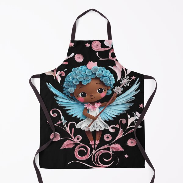 Item preview, African American Cute Cupid Girl designed and sold by PrintsByFrank.