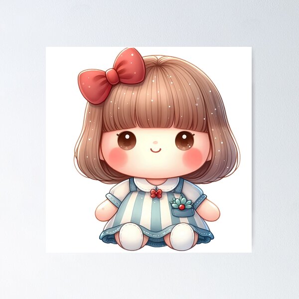 Item preview, A0620 Cozy Playtime Pal – Adorable and Cuddly Art for Kids, Nursery Decor, Baby Shower Gift, Perfect for Playroom and Bedroom Design designed and sold by angieart68.