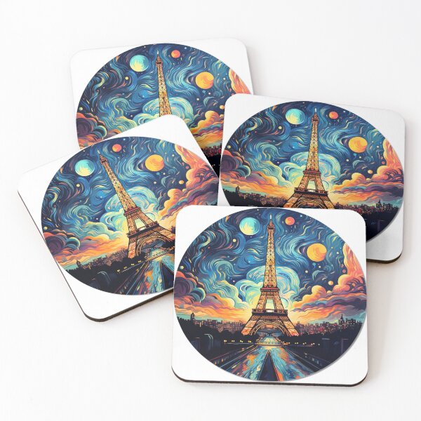 Item preview, Eiffel Tower at Dusk designed and sold by jgvisualarts.
