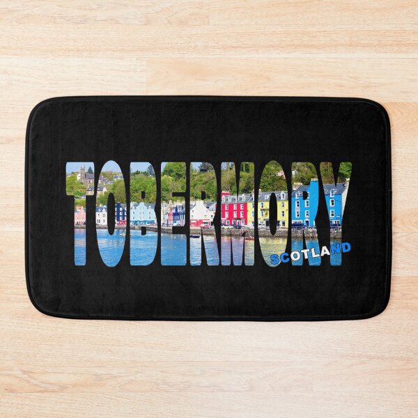 Item preview, TOBERMORY Scotland - Isle of Mull Fishing Port Coloured Houses designed and sold by Adam Gormley.