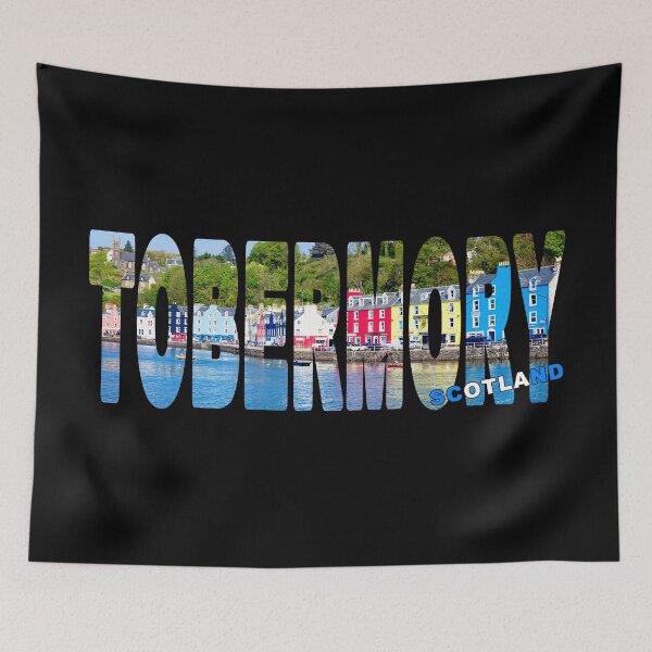 Item preview, TOBERMORY Scotland - Isle of Mull Fishing Port Coloured Houses designed and sold by Adam Gormley.