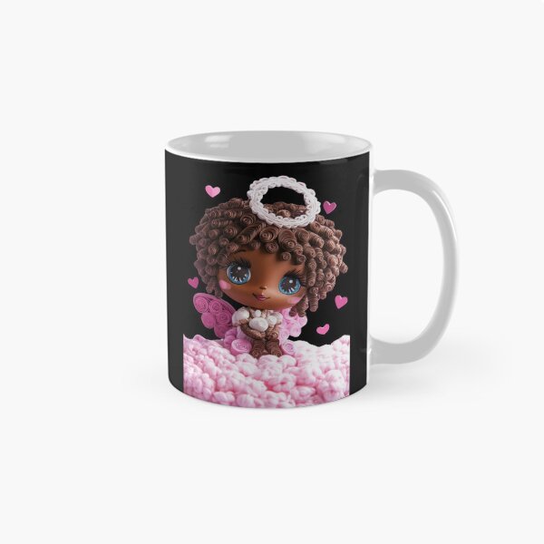Artikelvorschau, Afroamerikaner süßes Amor-Mädchen entworfen und verkauft von PrintsByFrank.