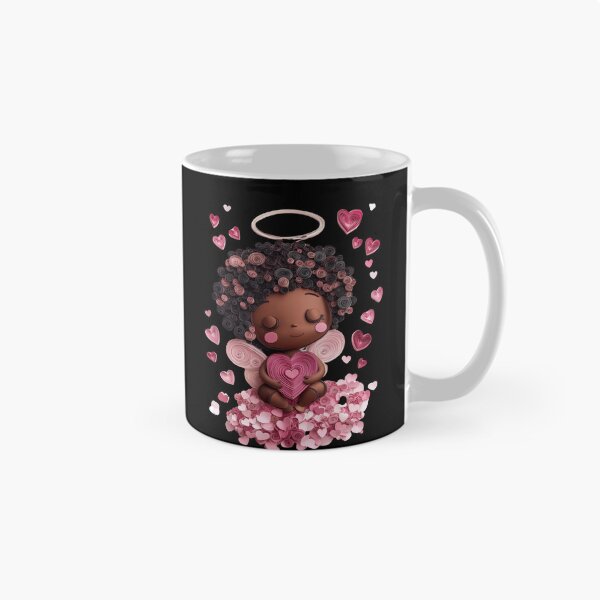 Artikelvorschau, Afroamerikaner süßes Amor-Mädchen entworfen und verkauft von PrintsByFrank.