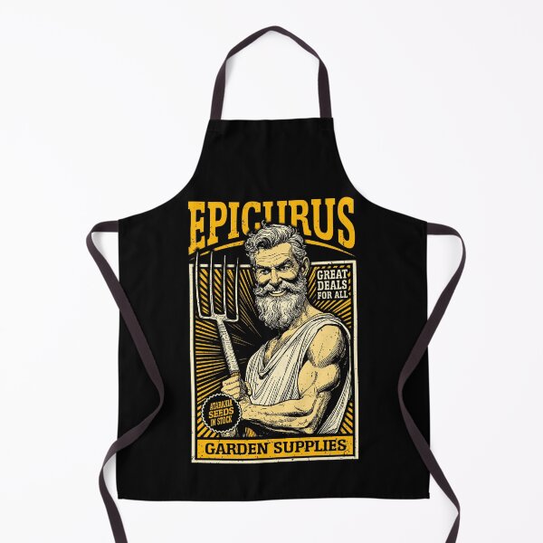 Item preview, Epicurus Garden Supplies Funny Philosophy Gardening Retro Ad designed and sold by GrandeDuc.
