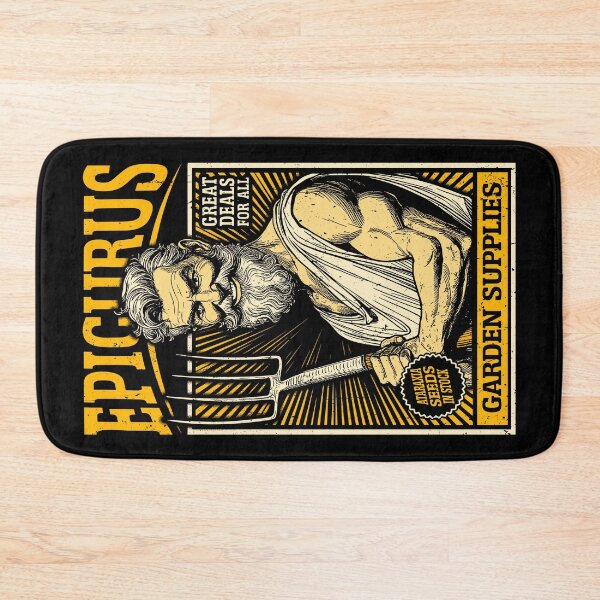 Item preview, Epicurus Garden Supplies Funny Philosophy Gardening Retro Ad designed and sold by GrandeDuc.