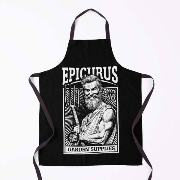 Item preview, Epicurus Garden Supplies Funny Philosophy Gardening Retro Ad designed and sold by GrandeDuc.