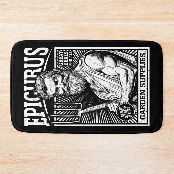 Item preview, Epicurus Garden Supplies Funny Philosophy Gardening Retro Ad designed and sold by GrandeDuc.