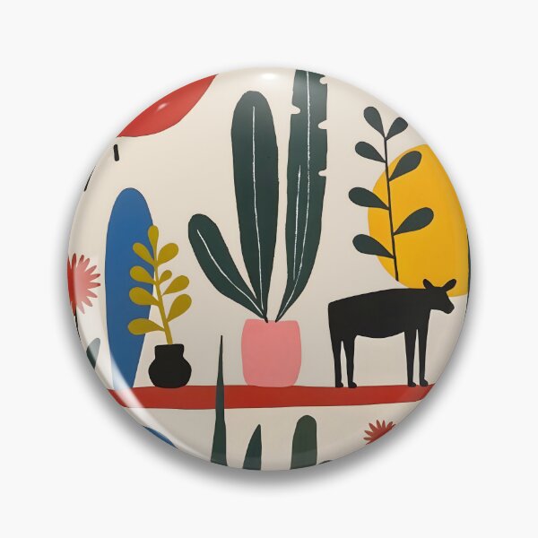 Item preview, Shelfie, Modern Home Goods Illustration, Eclectic Colorful Naive Art, Cute and Chic Bohemian Home Decor designed and sold by 83oranges.com.