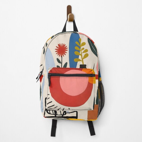 Item preview, Shelfie, Modern Home Goods Illustration, Eclectic Colorful Naive Art, Cute and Chic Bohemian Home Decor designed and sold by 83oranges.com.