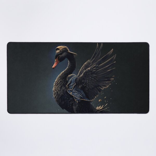 Item preview, Wings of freedom the black swan on the skateboard. designed and sold by nicky2342.
