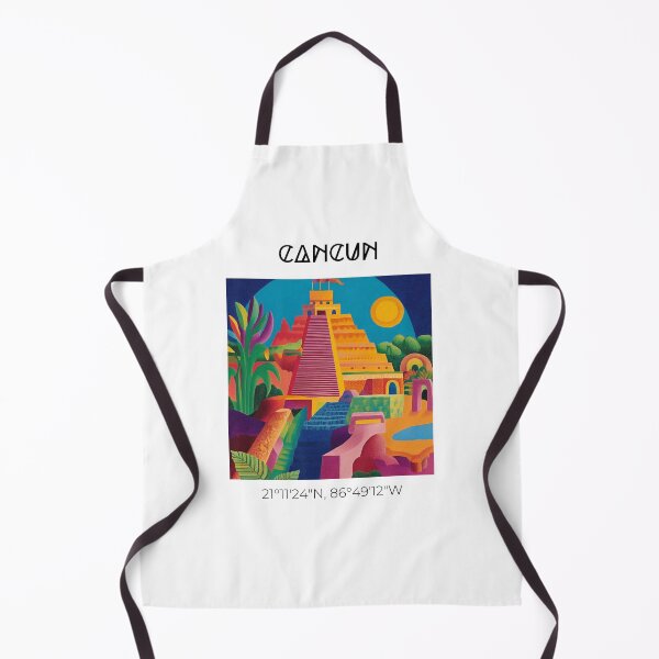 Item preview, Cancun with GPS Coordinates designed and sold by WhimsiesandWow.