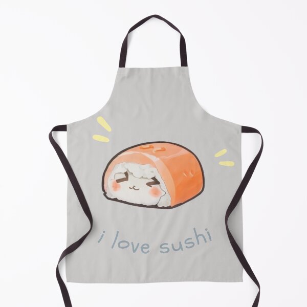 Item preview, I Love Sushi - Cute Sushi Roll Art designed and sold by MuseAI.