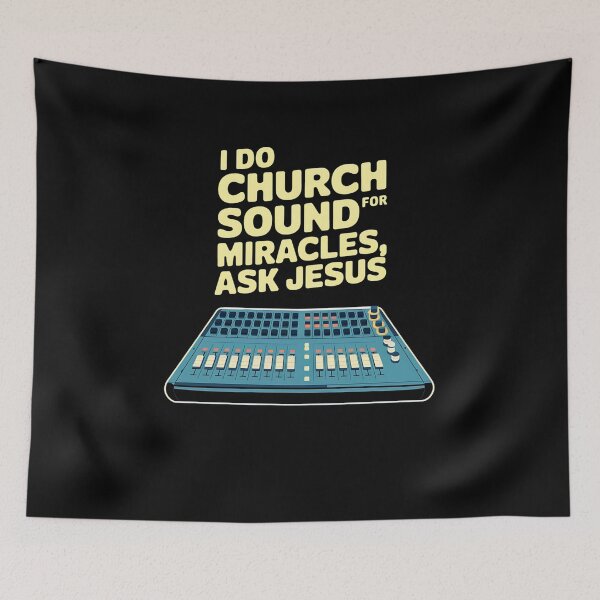 Item preview, Church Sound Mixer Funny Christian Audio Engineer Design designed and sold by Karsten Stier.