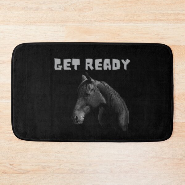 Item preview, Get Ready Horse - Motivational Equestrian Art designed and sold by Colorful-Garden.