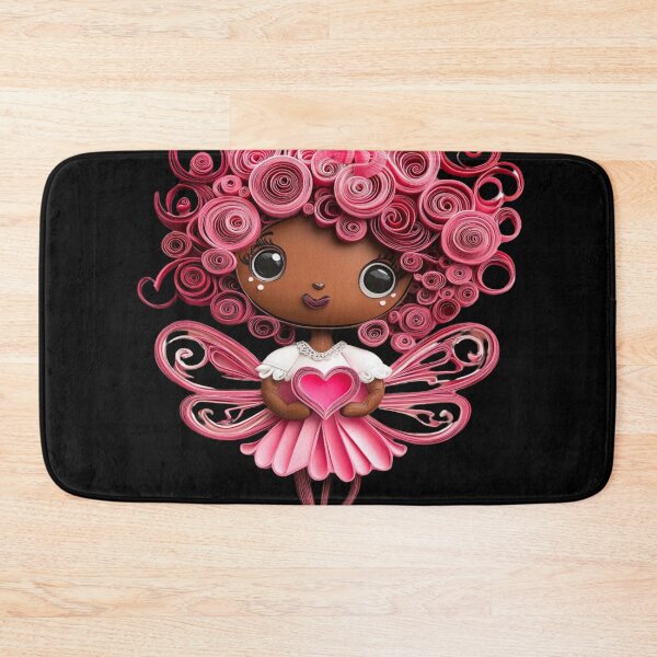 Item preview, African American Cute Cupid Girl designed and sold by PrintsByFrank.